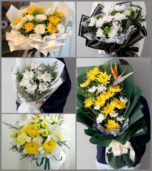 山东青岛平度市崔家集镇白事花束代送